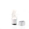 Pleaser - BEJEWELED712RS Sandale à bride à la cheville, Pole dance chaussures - Chaussures de pole dance - Couleur argent/Transparent Product image